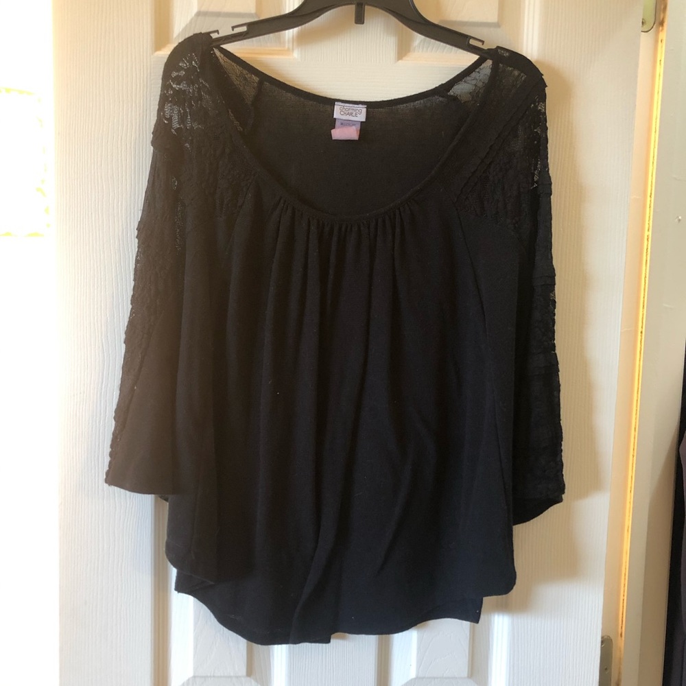 Black Lace Shirt (M)